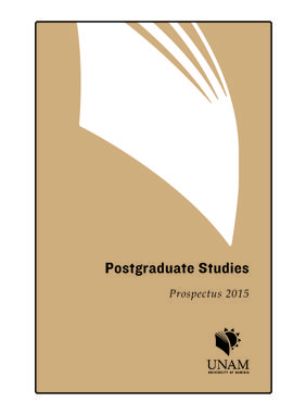 Postgraduate Studies - 2015